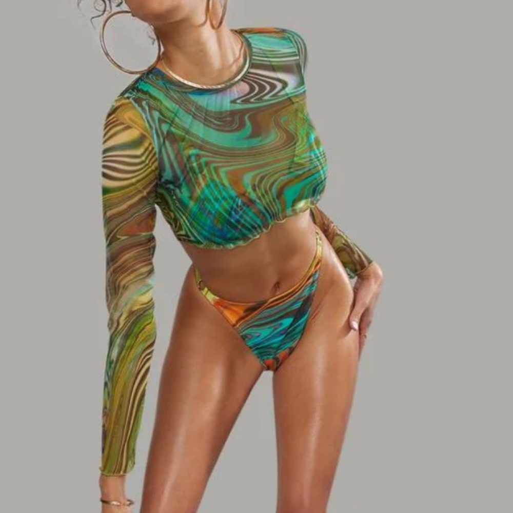 Poster Grl 3pc Bikini Rave Set - Picture 9 of 10
